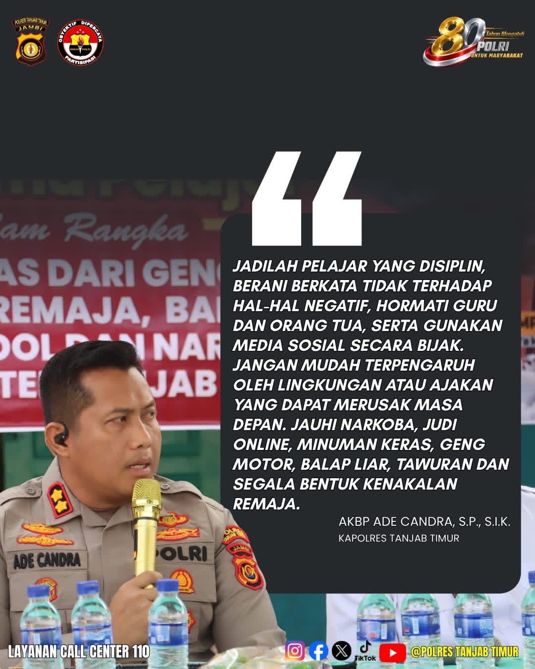 Dialog Interaktif Kapolres Tanjung Jabung Timur